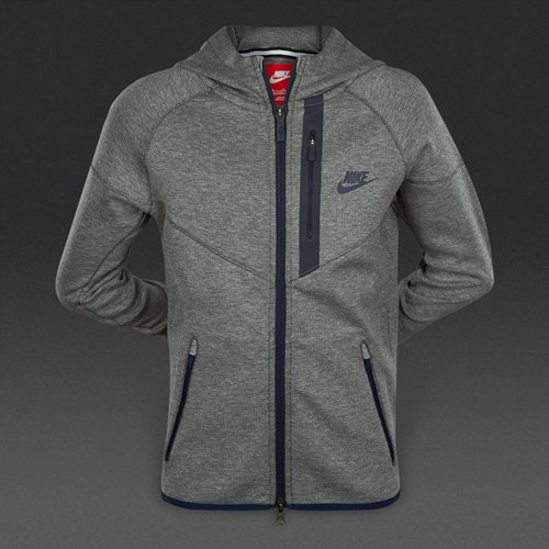 Nike Sportswear Tech Fleece Windrunner Carbon Heather / Obsidian for Boys